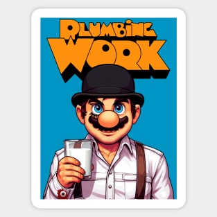 Plumbing Work Sticker